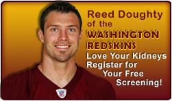 Reed Doughty for love your kidneys